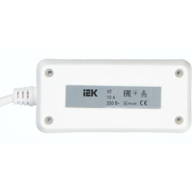 Удлинитель 2х1.5м без заземл. 10А IP20 У2 2P 250В 2х0.75 IEK WYP10-06-02-01-N