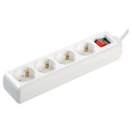 Удлинитель 4х5м с заземл. 16А IP20 У04К 2P+PE 250В 3х1 с выкл. IEK WYP10-16-04-05-ZK-N