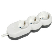 Удлинитель 3х3м с заземл. 16А IP20 Uno У03 2P+PE 250В 3х1.5 IEK WYP53-16-03-03-Z