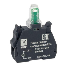 Лампа сменная с основанием XB4 син. 24В PROxima EKF XB4-ESL-B