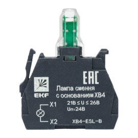 Лампа сменная с основанием XB4 син. 24В PROxima EKF XB4-ESL-B