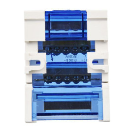 Шина на DIN-рейку в корпусе (кросс-модуль) ШНК 4х7 3L+PEN IEK YND10-4-07-100