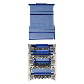 Шина на DIN-рейку в корпусе (кросс-модуль) ШНК 4х7 3L+PEN IEK YND10-4-07-100