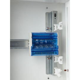 Шина на DIN-рейку в корпусе (кросс-модуль) ШНК 4х11 3L+PEN IEK YND10-4-11-125