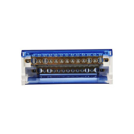 Шина на DIN-рейку в корпусе (кросс-модуль) ШНК 4х15 3L+PEN IEK YND10-4-15-125