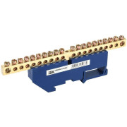 Шина нулевая на DIN-рейку ШНИ-6х9-20-Д-С IEK YNN10-69-20D-K07