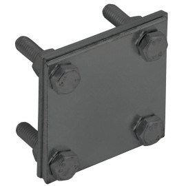 Зажим крестообразный с раздел. полоса-полоса 40мм оцинк. сталь TD IEK ZCC68-13-1-40