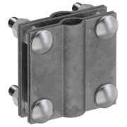 Зажим заземления с раздел. крестообразный стержень-полоса/пруток оцинк. сталь TD IEK ZGC38-13-1-16-40