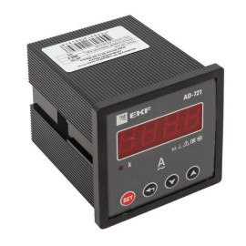 Амперметр цифровой AD-721 1ф на панель 72х72 EKF ad-721