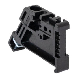 Ограничитель на DIN-рейку 1 винт EW пластик. EKF ahdw-ew