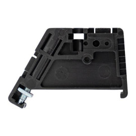 Ограничитель на DIN-рейку 1 винт EW пластик. EKF ahdw-ew