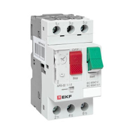 Выключатель автоматический для защиты двигателя АПД-32 1.0-1.6А EKF apd-me-1.6