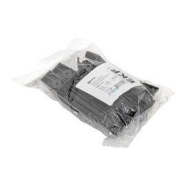 Держатель кабеля односторонний для прямого монтажа (145мм) черн. (уп.10шт) EKF ch-1-b-145