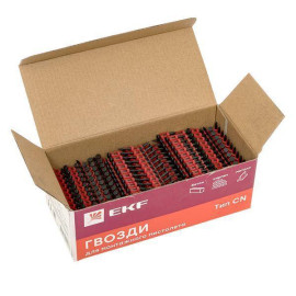 Гвоздь для монтажного пистолета по бетону металлу кирпичу 2.7х19 (уп.1000шт) Expert EKF cpn-2719bg
