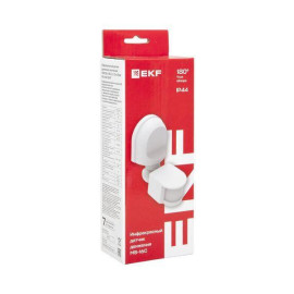 Датчик движения (ИК) MS-16C (ДД) настен. 1200Вт 180град. до 12м (рег.) IP44 EKF dd-ms-16C