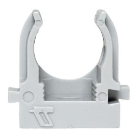 Держатель для труб (клипса) d16мм для монтажн. пистолета сер. (уп.100шт) Plast EKF derjp-z-16