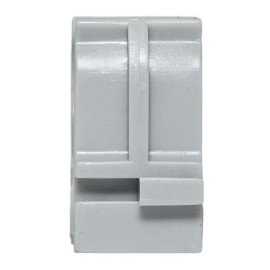 Держатель для труб (клипса) d16мм для монтажн. пистолета сер. (уп.100шт) Plast EKF derjp-z-16