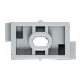 Держатель для труб (клипса) d16мм для монтажн. пистолета сер. (уп.100шт) Plast EKF derjp-z-16