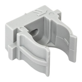 Держатель для труб (клипса) d16мм для монтажн. пистолета сер. (уп.100шт) Plast EKF derjp-z-16