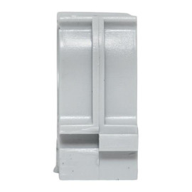 Держатель для труб (клипса) d20мм для монтажн. пистолета сер. (уп.100шт) Plast EKF derjp-z-20