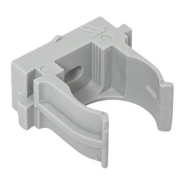 Держатель для труб (клипса) d20мм для монтажн. пистолета сер. (уп.100шт) Plast EKF derjp-z-20