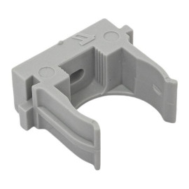 Держатель для труб (клипса) d25мм для монтажн. пистолета сер. (уп.100шт) Plast EKF derjp-z-25