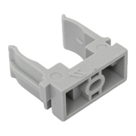 Держатель для труб (клипса) d25мм для монтажн. пистолета сер. (уп.100шт) Plast EKF derjp-z-25