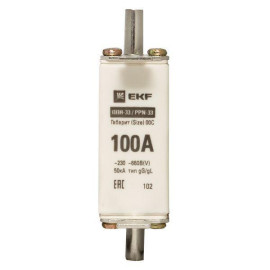 Вставка плавкая ППН-33 100/100А 50кА габарит 00С PROxima EKF fus-33/100