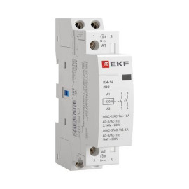 Контактор модульный КМ 16А 2NО (1 мод.) EKF km-1-16-20