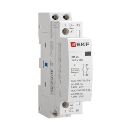 Контактор модульный КМ 25А NО+NC (1 мод.) EKF km-1-25-11