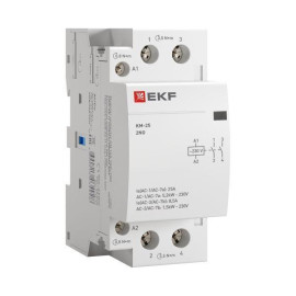 Контактор модульный КМ 25А 2NО (2 мод.) EKF km-2-25-20