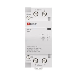 Контактор модульный КМ 50А 2NО (2 мод.) EKF km-2-50-20