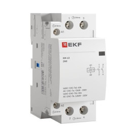 Контактор модульный КМ 63А 2NО (2 мод.) EKF km-2-63-20