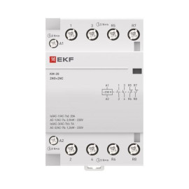 Контактор модульный КМ 20А 2NО+2NC (3 мод.) PROxima EKF km-3-20-22