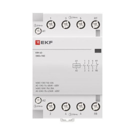 Контактор модульный КМ 63А 3NО+NC (3 мод.) EKF km-3-63-31