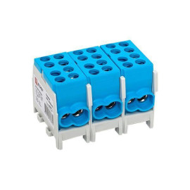 Клемма распределительная КСР с двойн. винтом 2х25/2х16 син. PROxima EKF ksr-2.25-2.16-blue