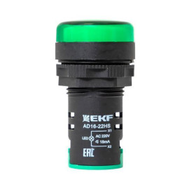 Матрица светодиодная AD16-22HS зел. EKF ledm-ad16-g