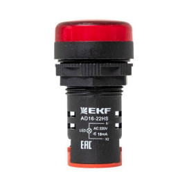 Матрица светодиодная AD16-22HS крас. EKF ledm-ad16-r