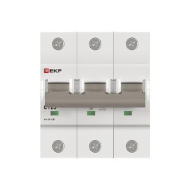 Выключатель автоматический модульный 3п C 125А 15кА ВА 47-125 PROxima EKF mcb47125-3-125C