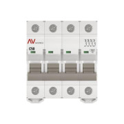 Выключатель автоматический модульный 4п C 50А 6кА AV-6 AVERES EKF mcb6-4-50C-av