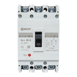 Выключатель автоматический 3п 100/125А 35кА ВА-99М PROxima EKF mccb99-100-125m