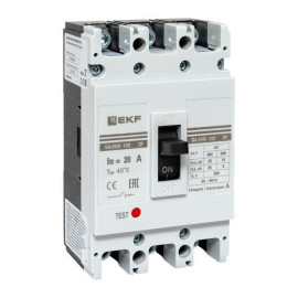 Выключатель автоматический 3п 100/20А 35кА ВА-99М PROxima EKF mccb99-100-20m