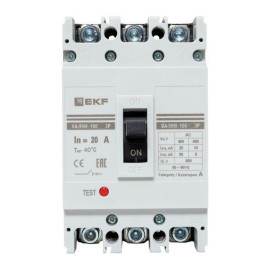 Выключатель автоматический 3п 100/20А 35кА ВА-99М PROxima EKF mccb99-100-20m