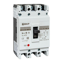 Выключатель автоматический 3п 100/80А 35кА ВА-99М PROxima EKF mccb99-100-80m
