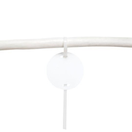 Бирка кабельная маркировочная У-135 (круг) (уп.100шт) EKF mt-135-r