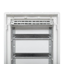 Щит комбинированный встраив. Nova 2 DIN-рейки + 2 монтаж. платы 4 габарит IP41 с пластик. дверью EKF nv-cb-pd-2+2