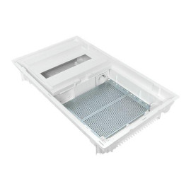 Щит комбинированный встраив. Nova 1 DIN-рейка + 2 монтаж. платы 3 габарит IP41 с метал. перфорированной дверью EKF nv-cb-pmd-1+2