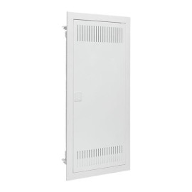 Щит комбинированный встраив. Nova 2 DIN-рейки + 2 монтаж. платы 4 габарит IP41 с метал. перфорированной дверью EKF nv-cb-pmd-2+2