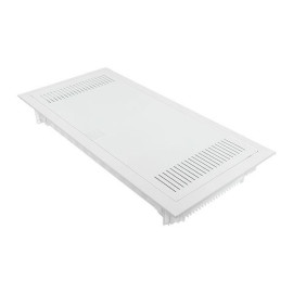 Щит комбинированный встраив. Nova 2 DIN-рейки + 2 монтаж. платы 4 габарит IP41 с метал. перфорированной дверью EKF nv-cb-pmd-2+2