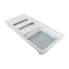 Щит комбинированный встраив. Nova 2 DIN-рейки + 2 монтаж. платы 4 габарит IP41 с метал. перфорированной дверью EKF nv-cb-pmd-2+2